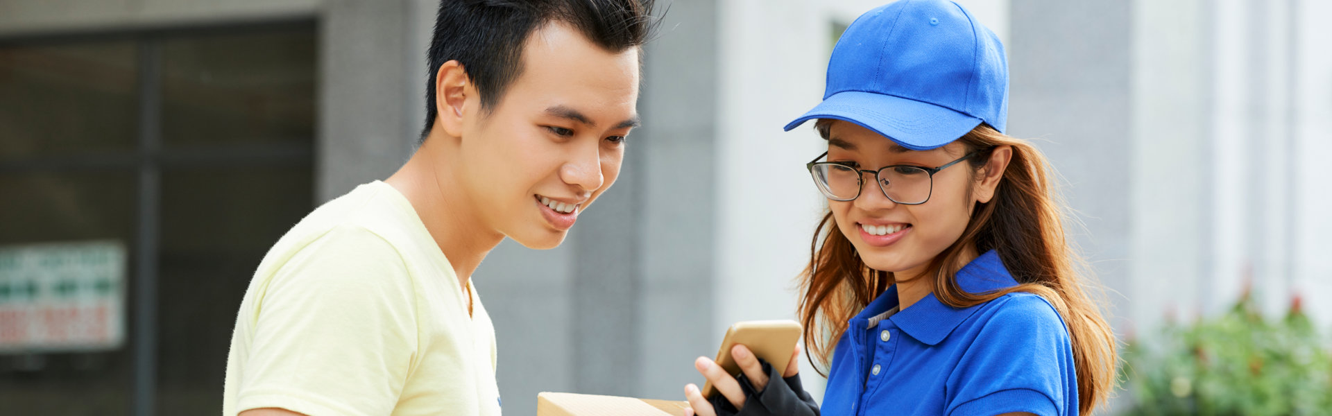 two person talking